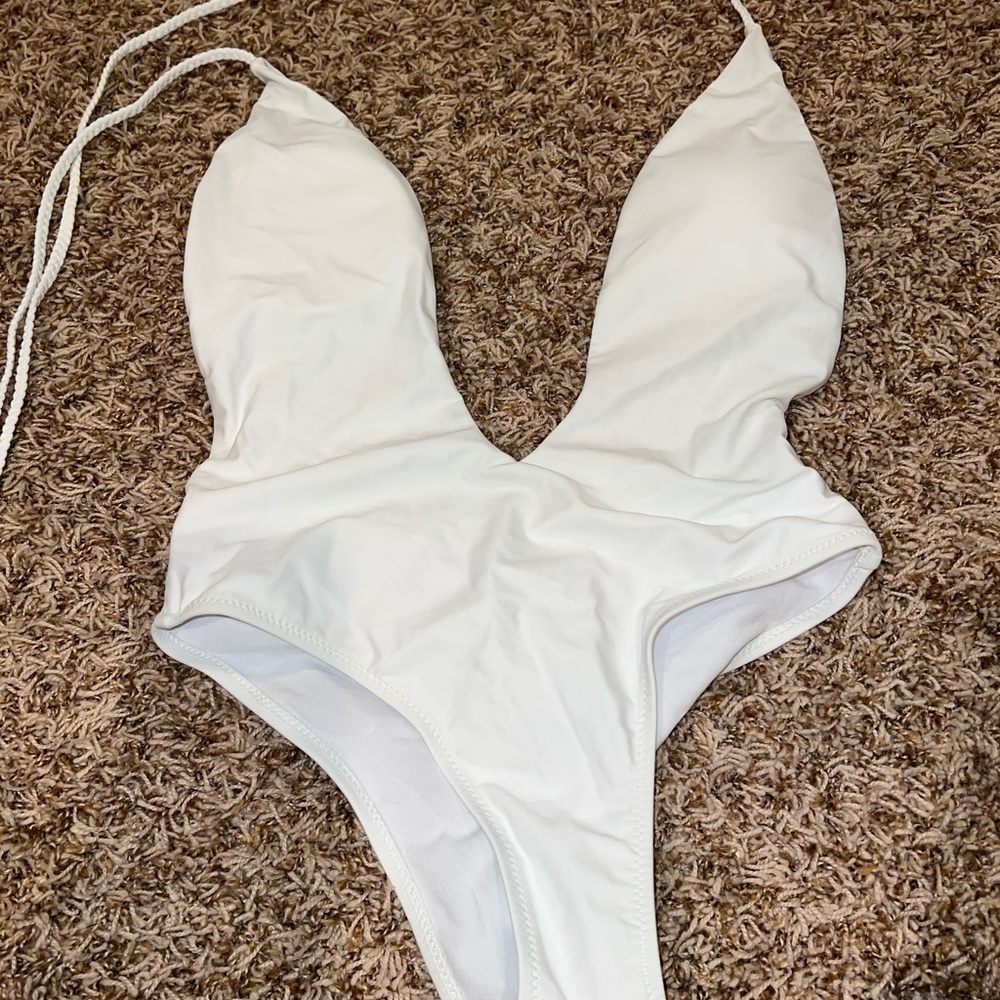 SHEIN Classic White One-Piece